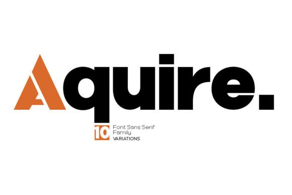 Aquire: A Modern Sans Serif for Confident Branding