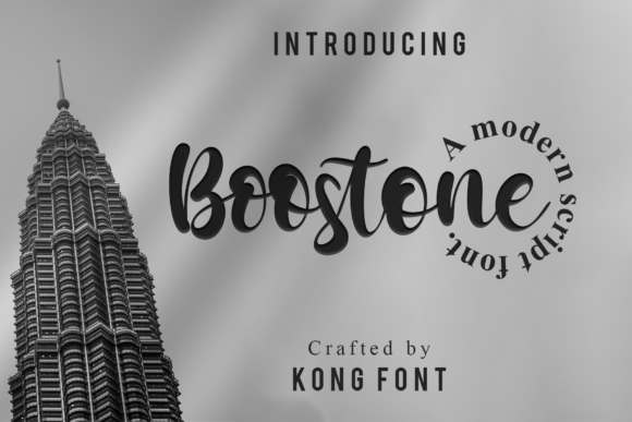 Boostone: A Handwritten Script Font with Real Personality