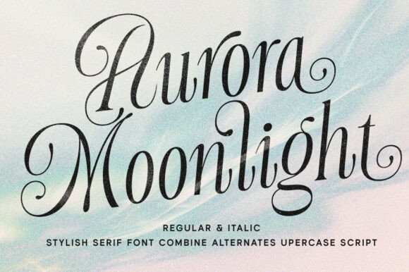 Discovering Aurora Moonlight: A Font That Whispers Luxury