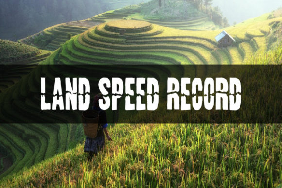 Land Speed Record: A Creative Font with Modern Impact