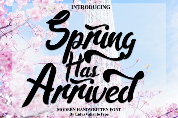 Spring Has Arrived: A Handwritten Font for Authentic Designs