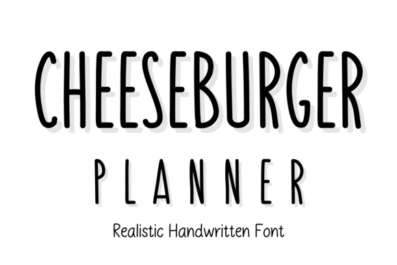 Why the Cheeseburger Planner Font Feels Like a Friendly Handshake